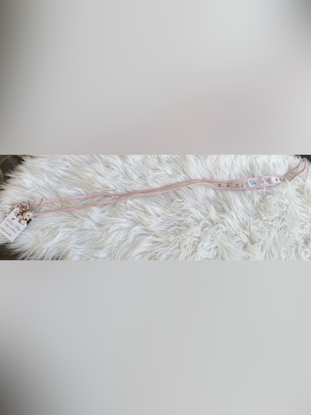 Y2K pink heart belt